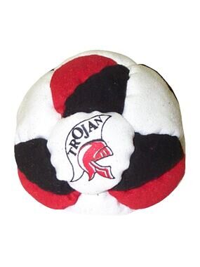 🔥World Footbag Trojan Hacky Sack Red/White/Black BNWT🔥